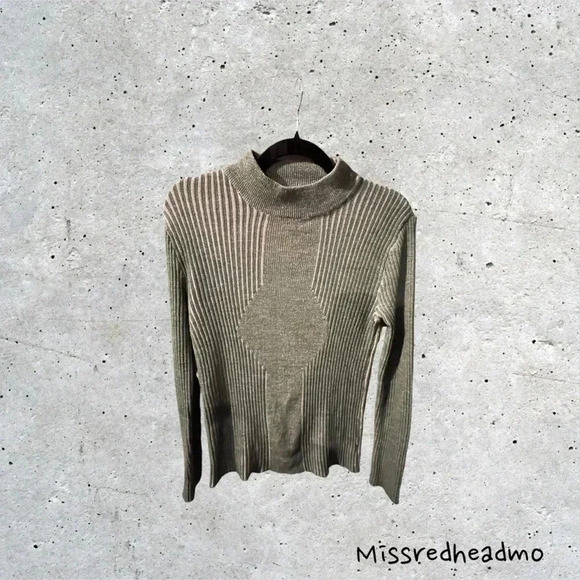 VINTAGE Michelangelo Ribbed Sweater - Large - Picture 1 of 4